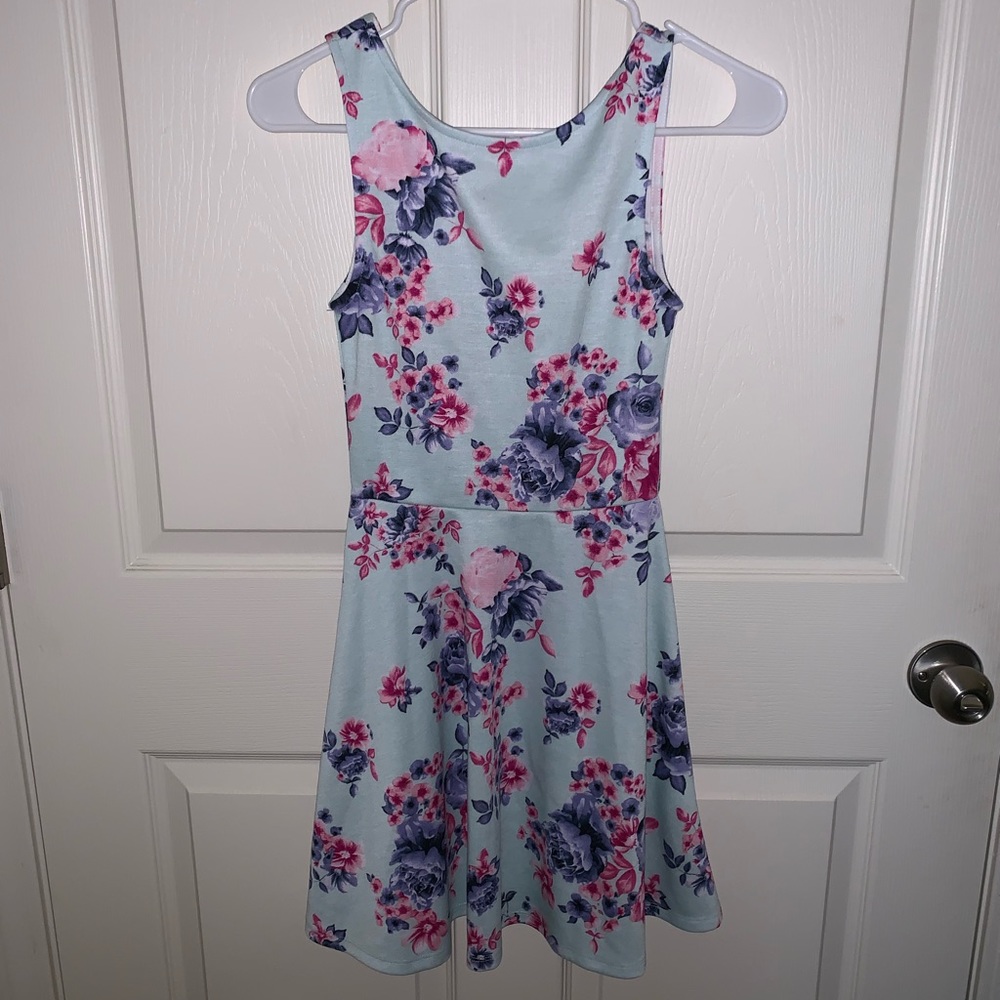 Blue Floral Dress H&M